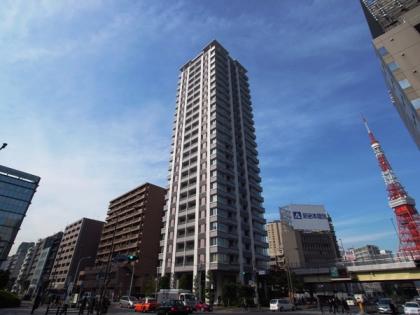 サンウッド三田パークサイドタワーの外観