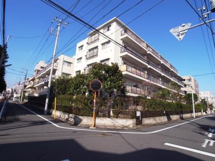 上野毛ビューハイツ東棟の外観