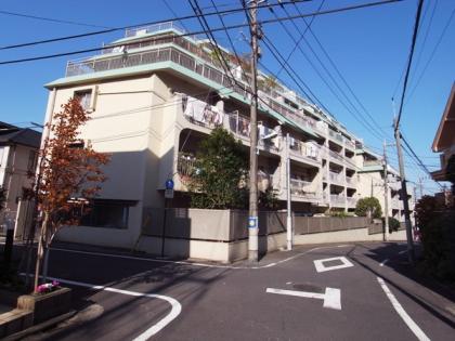 自由ヶ丘スカイハイツの外観