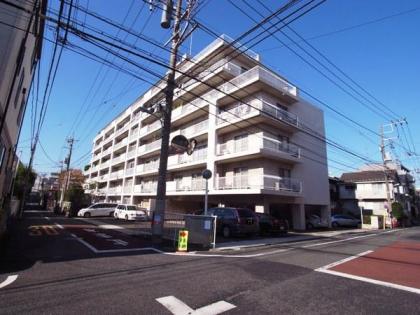 長原第一マンションズの外観