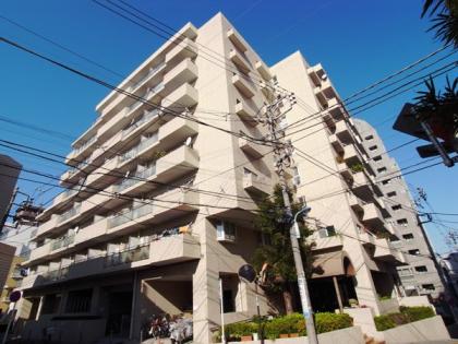 朝日動坂マンションの外観