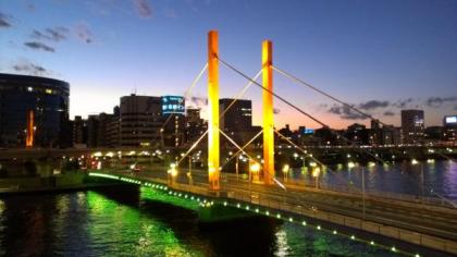 ナイスアーバン新大橋隅田川ステージ　バルコニーからの眺望
